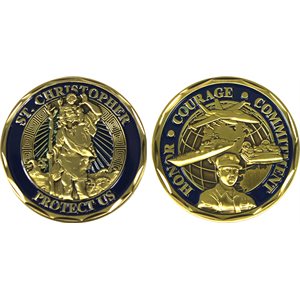 COIN- ST. CHRISTOPHER SAILOR (DX18)