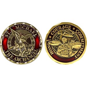 COIN- ST. MICHAEL SOLDIER (DX18)