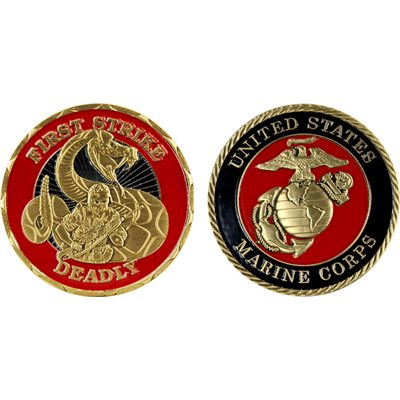 COIN-MARINES FIRST STRIKE DEADLY USMC MADE 