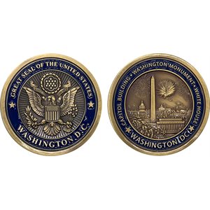 COIN- CAPITOL BLDG-WASHINGTON MONUMENT-WHITE HOUSE DX