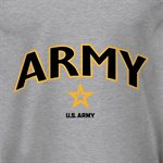 T /  ARMY W / LOGO (BLK W / GLD OUTLN) 