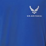 T / US AIR FORCE W / LOGO (L / C (WHITE) @