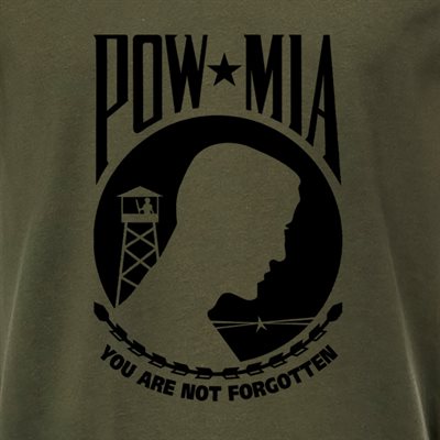 T / POW MIA / NOT FORGOTTON (BLK)