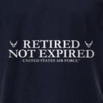 T / AIR FORCE RETIRED NOT EXPIRED (WHT) 