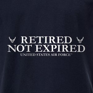 T / AIR FORCE RETIRED NOT EXPIRED (WHT) 