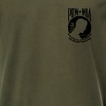 T / POW MIA LEFT CHEST (BLK PRNT)