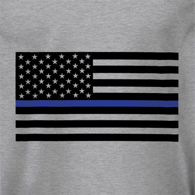 T / THIN BLUE LINE (FLAG)(NOT FOR AAFES)