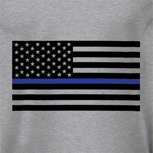 T / THIN BLUE LINE (FLAG)(NOT FOR AAFES)