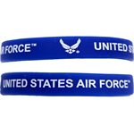 WRSTBND-AIR FORCE (WHT LTRS ON BLUE)(FLDK)