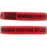 WRSTBND-RED (REMEMBER EVERYONE DEPLOYED)