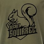 T / SECRET SQUIRREL (BLK PRNT) 