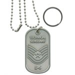 DOG TAG-AIR FORCE E-6 TECHNICAL SERGEANT(DX14)