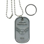 DOG TAG-AIR FORCE E-3 AIRMAN FIRST CLASS(DX14)