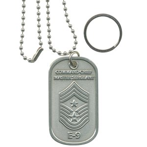 DOG TAG-AIR FORCE E-9 COMMAND CHIEF(DX14)