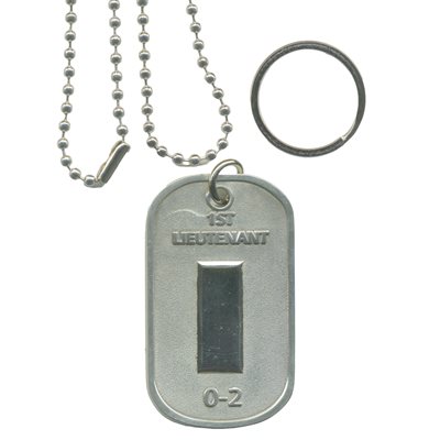 DOG TAG-AIR FORCE O-2 LIEUTENANT(DX14)