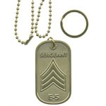 DOG TAG-ARMY E-5 SERGEANT (DX16)