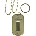 DOG TAG- O-1 2ND LIEUTENANT(DX14)@