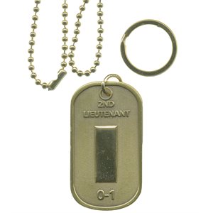 DOG TAG- O-1 2ND LIEUTENANT(DX14)@