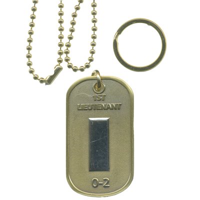 DOG TAG-ARMY O-2 1ST LIEUTENANT(DX14)