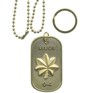 DOG TAG-ARMY O-4 MAJOR(DX14)@