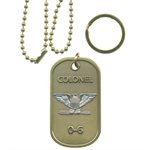 DOG TAG-ARMY O-6 COLONEL(DX14)