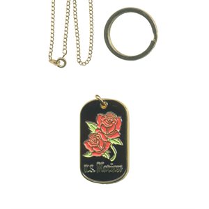 DOG TAG-MARINES W / ROSES LADIES(DX14)