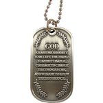 DOG TAG-SERENITY PRAYER