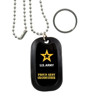 DOG TAG-ARMY PROUD GRANDFATHER 