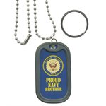 DOG TAG-PROUD NAVY BROTHER[DX18]@