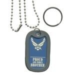 DOG TAG-PROUD AIR FORCE BROTHER (DX)