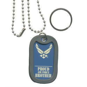 DOG TAG-PROUD AIR FORCE BROTHER (DX)