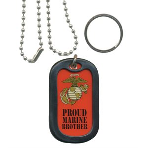 DOG TAG-PROUD MARINE BROTHER(DX14)