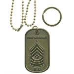 DOG TAG- E-8 FIRST SERGEANT(DX14)