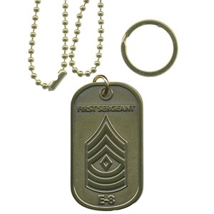 DOG TAG- E-8 FIRST SERGEANT(DX14)