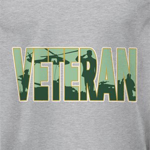 T / US ARMY VETERN LTRS W / SOLDIERS (50M)@