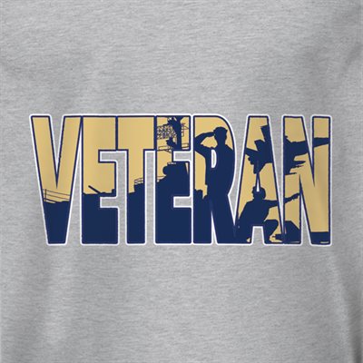 T / US NAVY VETERAN LTRS W / SHIP & PLANE@