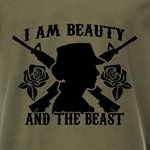 T / I AM BEAUTY & THE BEAST (BLK)