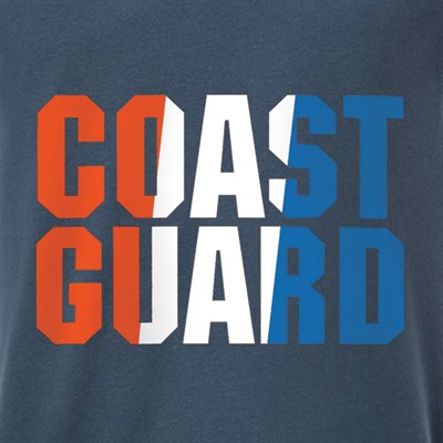 TRANS-COAST GUARD STRIPES ORANGE WHITE BLUE FULL