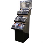 3-TIER BIN DISPLAY (BLK) - SKU# 3TCBFDBK