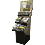 3-TIER BIN DISPLAY (BLK) - SKU# 3TCBFDBK