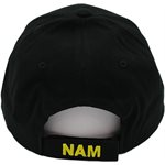 CAP-VIETNAM VET W / RIB 2 / LOC: FNT, BOC (BLK)