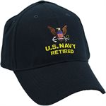 CAP-U.S. NAVY RET. W / LOGO, 3LOC (DKN) 