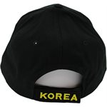 CAP-KOREA VET W / RIB , 3LOC (BLK BRSH) !