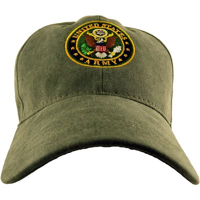 CAP-U.S.ARMY W / LOGO(USA)-ODGRN