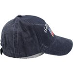 CAP- UNITED STATES AMER. FLAG (WASHED NAVY) 