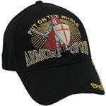 CAP-ARMOR OF GOD W / KNIGHT (C)(BLK) 