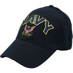 CAP-NAVY W / LOGO 3-D TEXT DKN