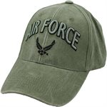 CAP-AIR FORCE W / LOGO 3-D TEXT OD 