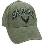 CAP-AIR FORCE W / LOGO 3-D TEXT OD 