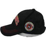 CAP-MARINES 3-D TEXTW / LOGO ON SIDE BLK 